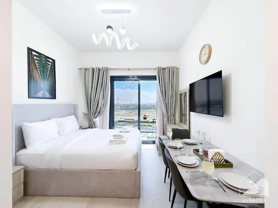 아파트 Balcony Studio Haven In Riviera 두바이