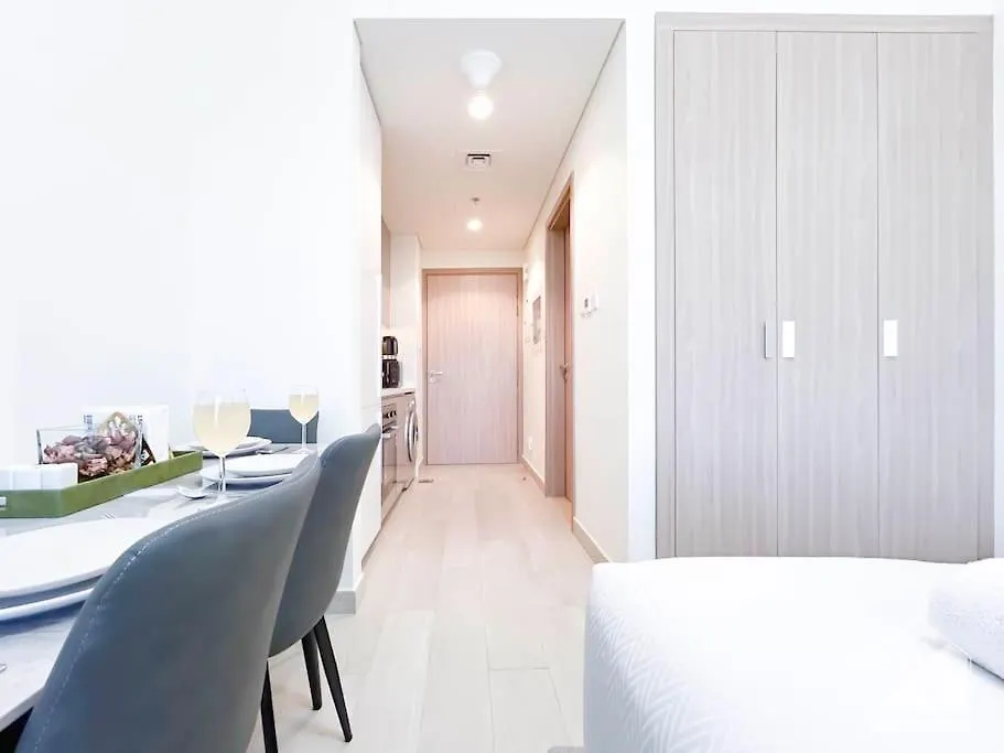 Apartment Balcony Studio Haven In Riviera Dubai