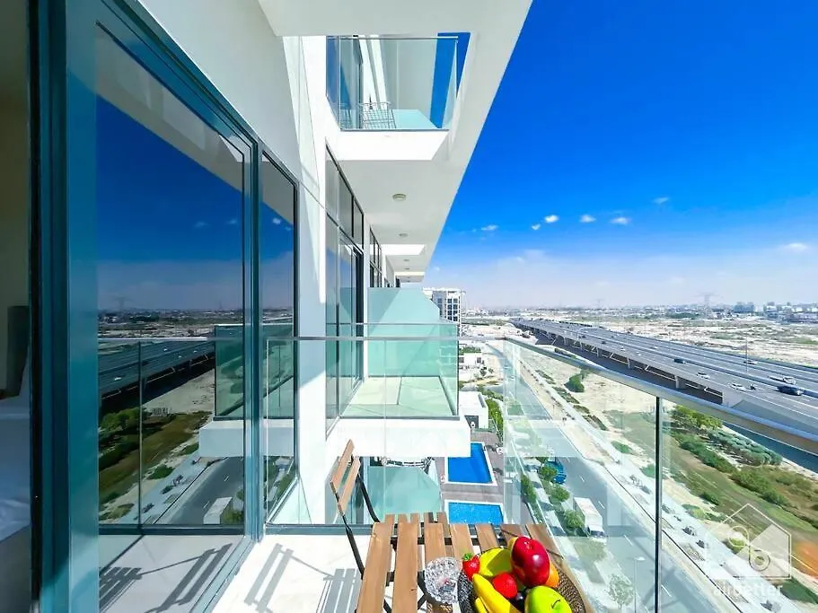 Apartment Balcony Studio Haven In Riviera Dubai United Arab Emirates