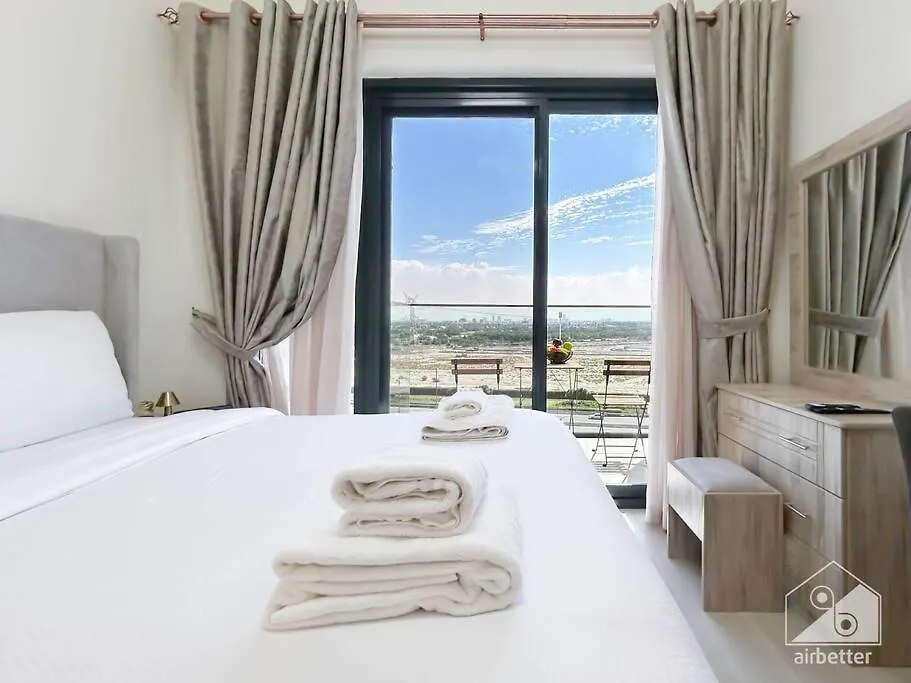 Balcony Studio Haven In Riviera Dubai Apartment