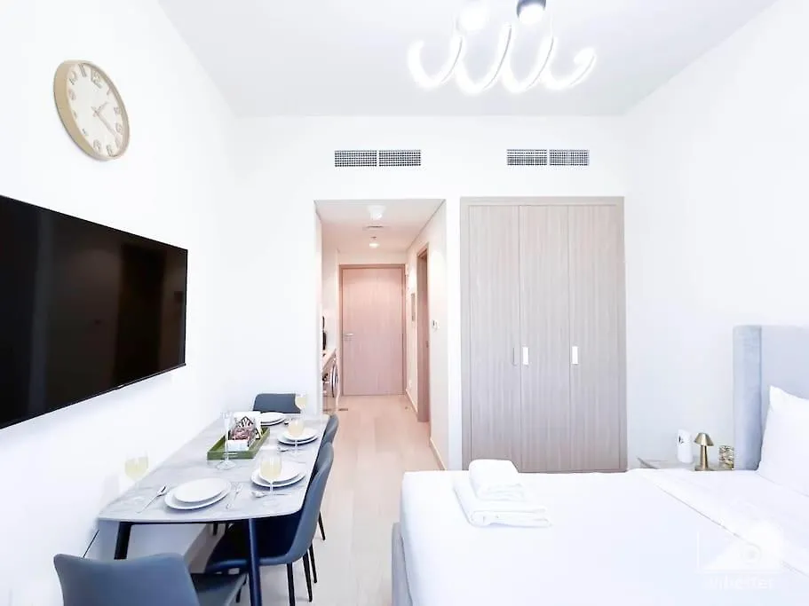 Balcony Studio Haven In Riviera Dubai